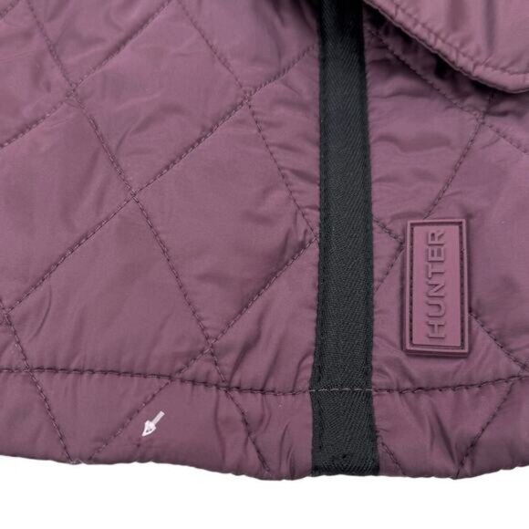 HUNTER Refined Quilted Short Trench Jacketize XS Oxford - Picture 13 of 15